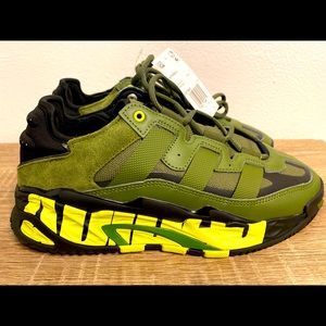 Adidas Originals Niteball “Olive Green” FX7645 Stripes Sz 8
